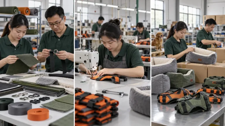 Pet product inspections at pre-production production and pre-shipment stages