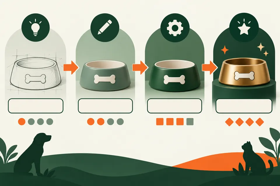 Sample approval workflow from prototype to golden sample