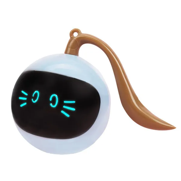 Auto-Obstacle-Avoiding Cat Ball, blue - Petlland private label sourcing