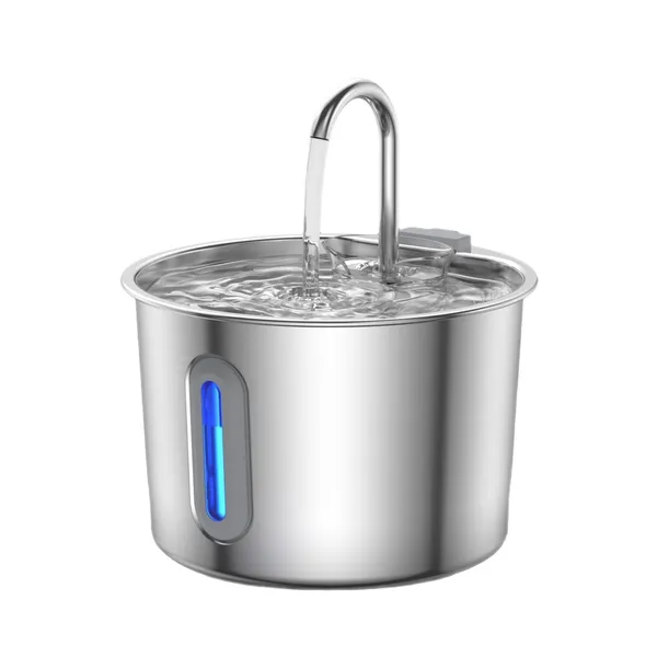 304 stainless steel Automatic Cat Water Fountain - Petlland private label sourcing
