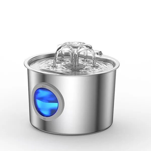 Automatic Cat Water Fountain, oval window - Petlland private label sourcing