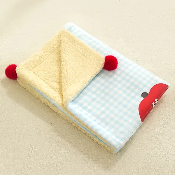 Blanket & Pillow Gift Set, blue colourway - Petlland private label sourcing