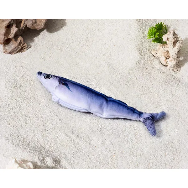 Plush with catnip pouch Catnip Simulation Fish Toy - Petlland private label sourcing