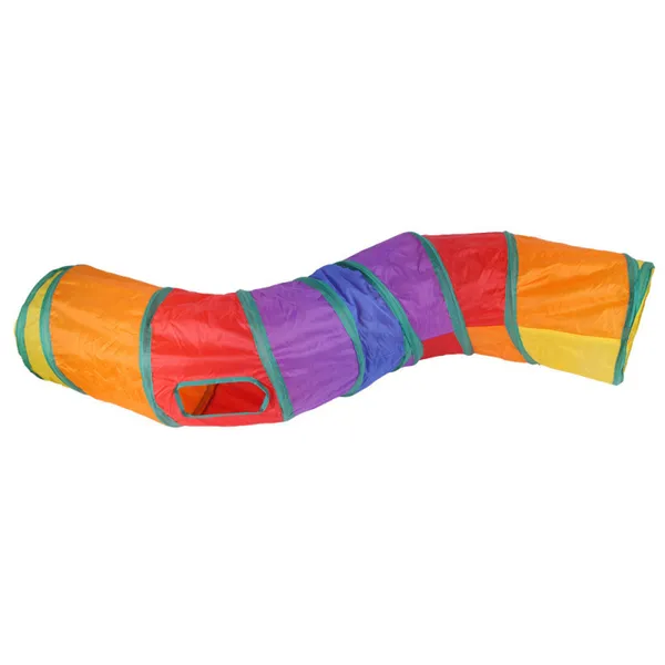 Collapsible Cat Tunnel, s shape - Petlland private label sourcing