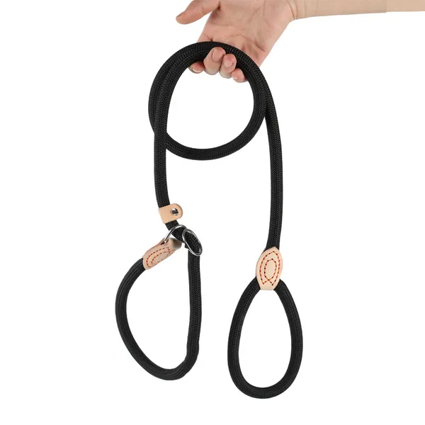 All-in-One Slip Lead, black - Petlland private label sourcing