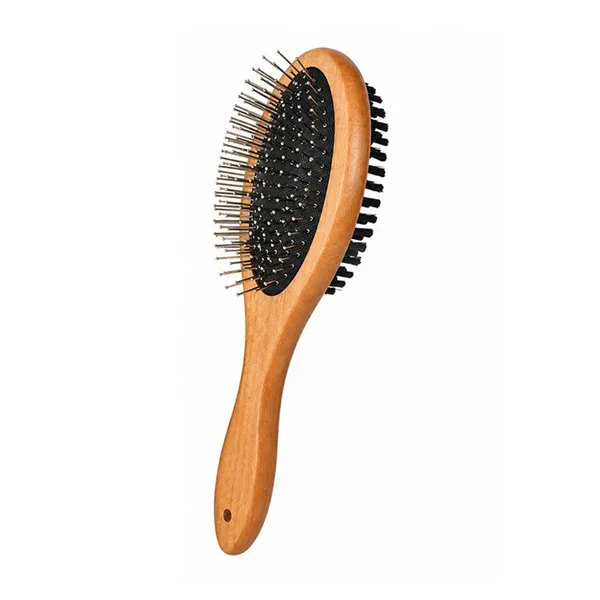 Double-Sided Cushion Massage Brush, slim brush - Petlland private label sourcing