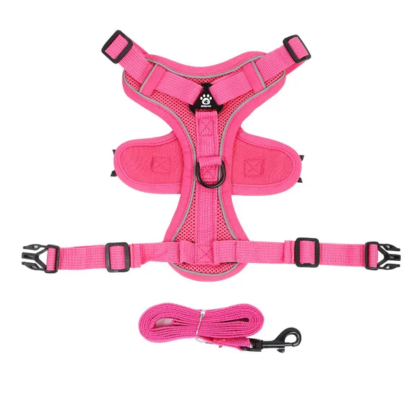 Dual-Mesh Cat & Dog Harness, pink - Petlland private label sourcing
