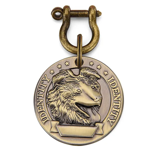 Embossed Breed-Specific Brass Tag, collie - Petlland private label sourcing