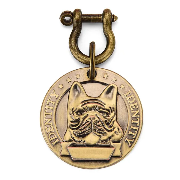 Embossed Breed-Specific Brass Tag, schnauzer - Petlland private label sourcing