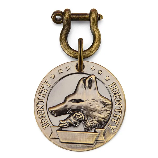 Embossed Breed-Specific Brass Tag, greyhound - Petlland private label sourcing