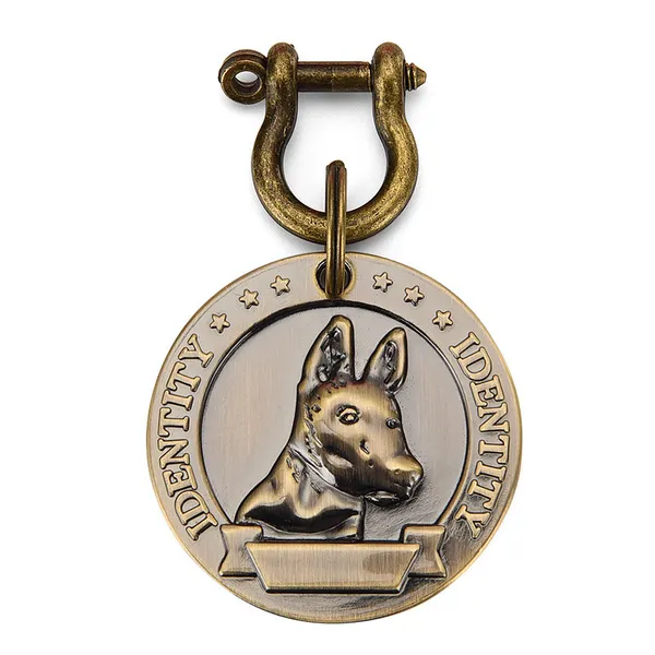 Embossed Breed-Specific Brass Tag, malinois - Petlland private label sourcing