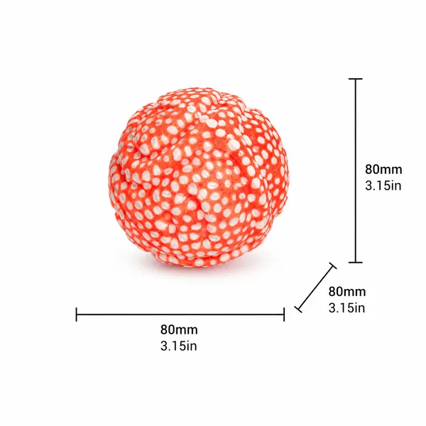 ETPU High-Bounce Training Ball, orange 80 mm - Petlland private label sourcing