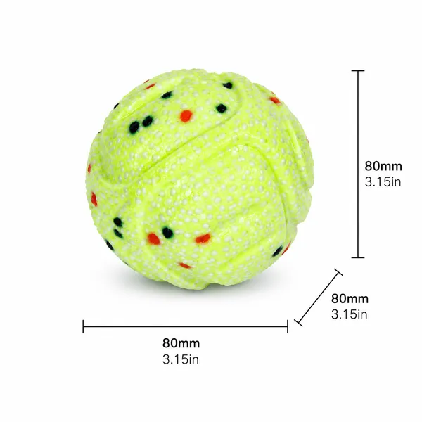 ETPU High-Bounce Training Ball, spotted 80 mm - Petlland private label sourcing