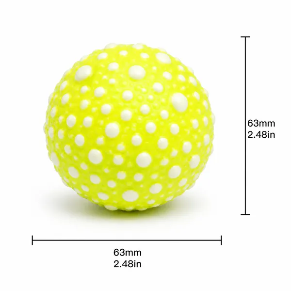 ETPU High-Bounce Training Ball, yellow 63 mm - Petlland private label sourcing