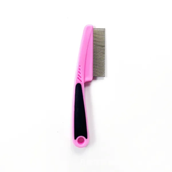 Fine-Tooth Flea Comb, pink - Petlland private label sourcing