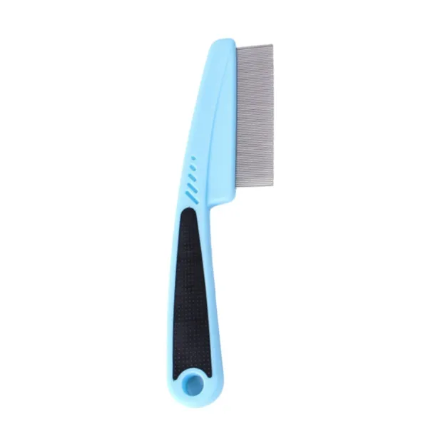 Fine-Tooth Flea Comb, blue slim - Petlland private label sourcing
