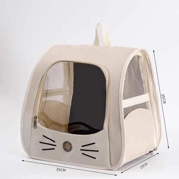 Foldable Crate-Style Carrier Backpack, dimensions - Petlland private label sourcing