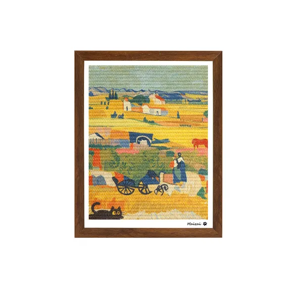Framed Art Sisal Scratcher, harvest - Petlland private label sourcing