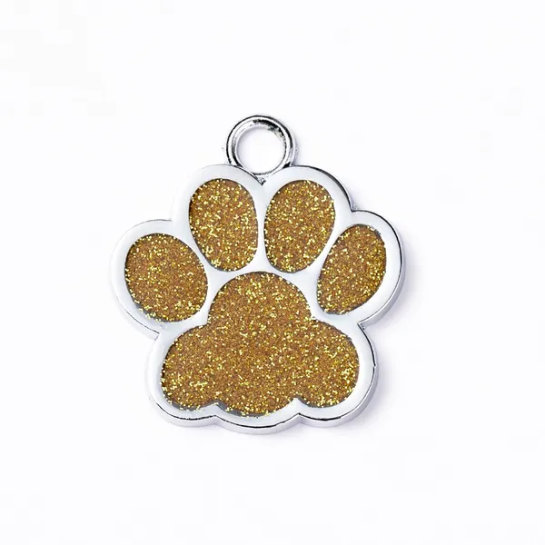 Heart & Paw Zinc Alloy Tag, gold - Petlland private label sourcing