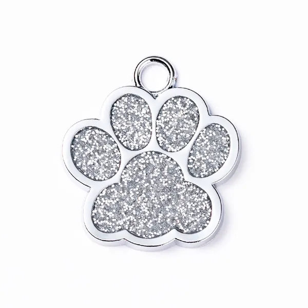 Heart & Paw Zinc Alloy Tag, silver - Petlland private label sourcing