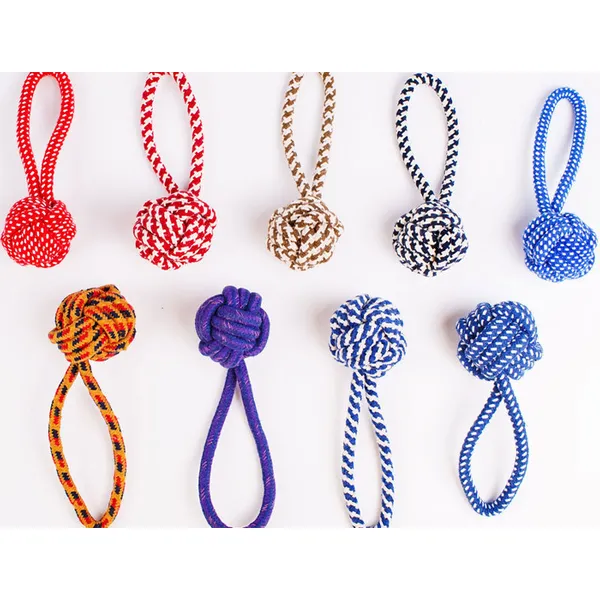 Heavy-Duty Nylon Woven Toy, loop rope colours - Petlland private label sourcing