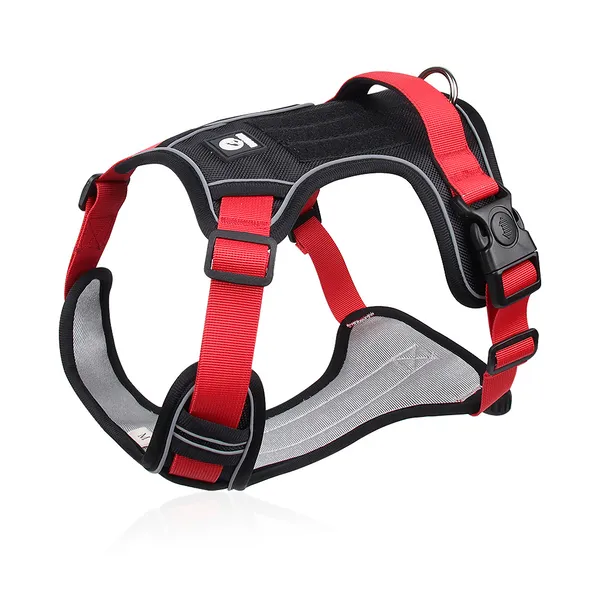 Heavy-Duty Oxford Large Dog Harness, red - Petlland private label sourcing