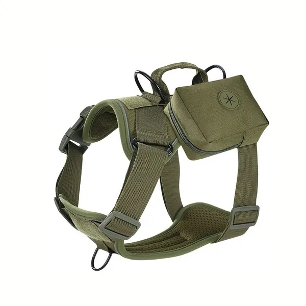 K9 Tactical Molle Harness, olive - Petlland private label sourcing