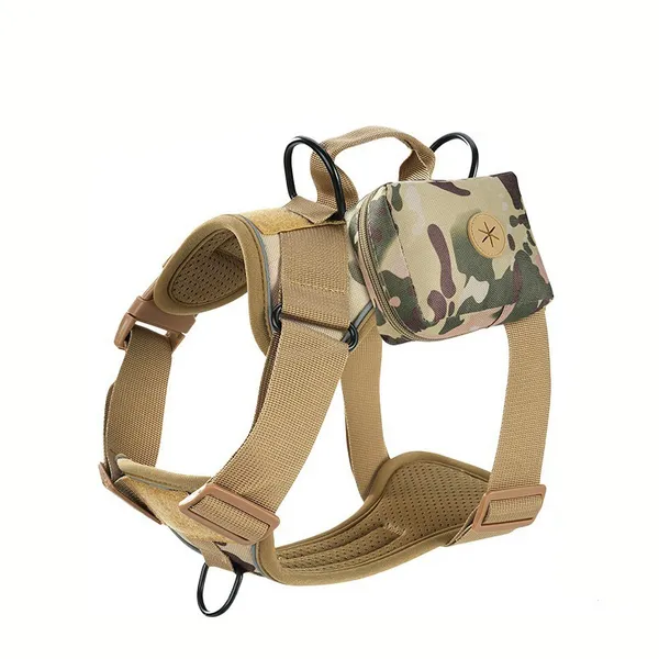 K9 Tactical Molle Harness, camo - Petlland private label sourcing