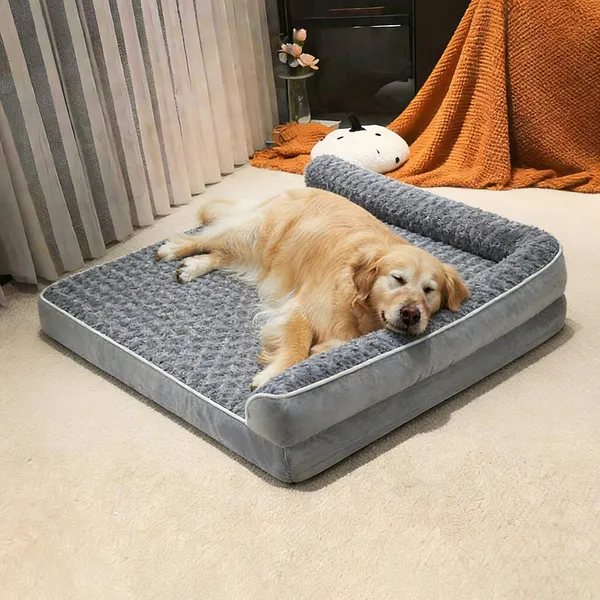 Memory Foam Orthopedic Sofa Bed, in use - Petlland private label sourcing