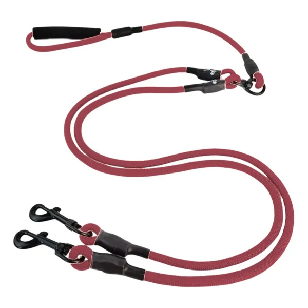 No-Tangle Double / Triple Coupler, wine - Petlland private label sourcing