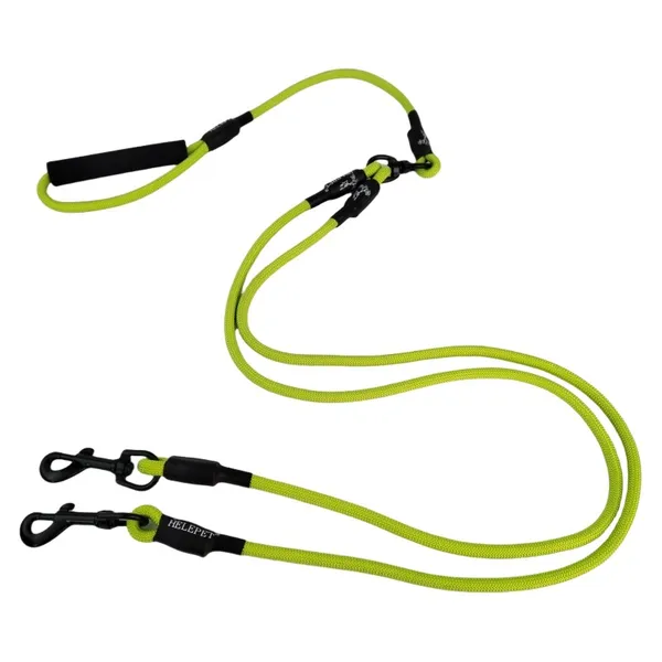 No-Tangle Double / Triple Coupler, lime - Petlland private label sourcing