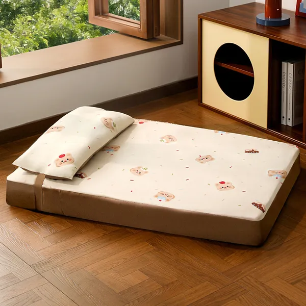 Orthopedic Mattress Pet Bed, cream cover - Petlland private label sourcing