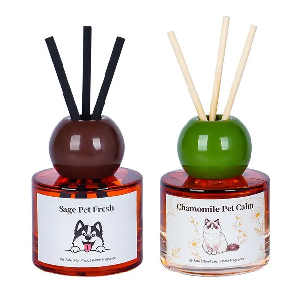 Pet-Safe Reed Diffuser / Solid Balm, both scents - Petlland private label sourcing
