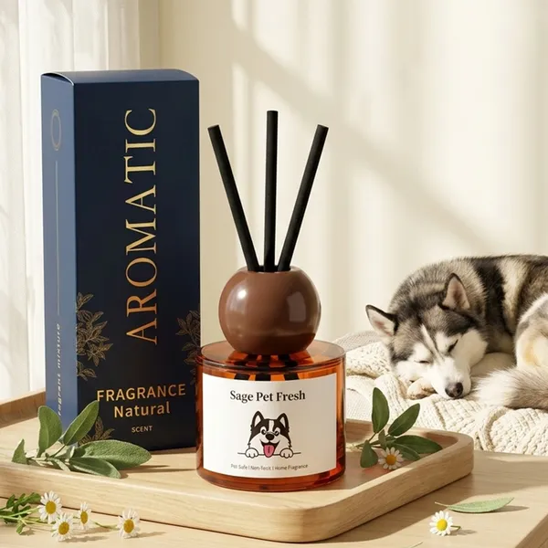 Pet-Safe Reed Diffuser / Solid Balm, gift box - Petlland private label sourcing