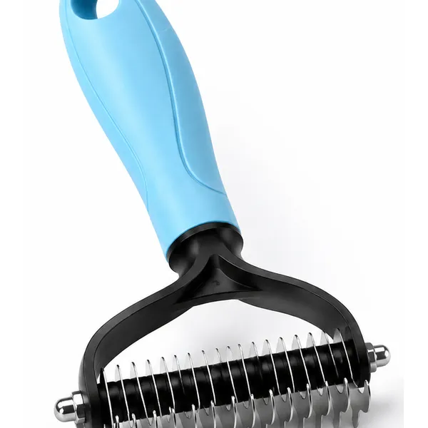 Professional Dematting Knife, blue 17 tooth - Petlland private label sourcing
