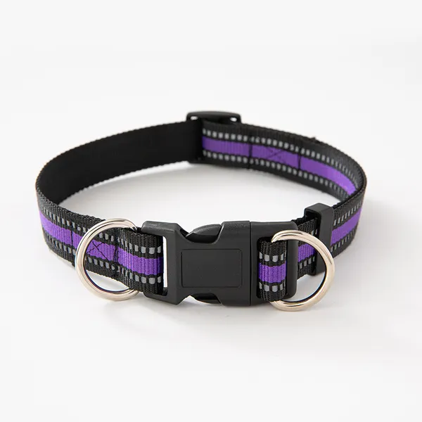 Reflective nylon Reflective Nylon Adjustable Collar - Petlland private label sourcing