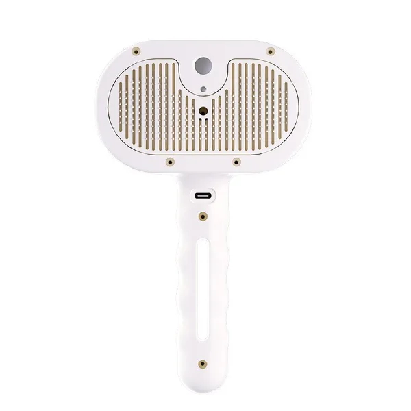 Self-Cleaning Slicker Brush, front view - Petlland private label sourcing