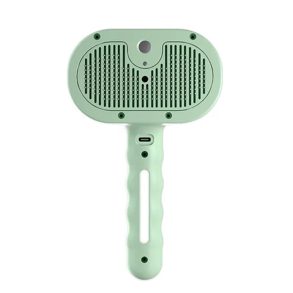 Self-Cleaning Slicker Brush, front view - Petlland private label sourcing