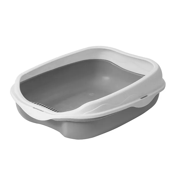 Food-grade PP Semi-Enclosed Anti-Splash Litter Box - Petlland private label sourcing
