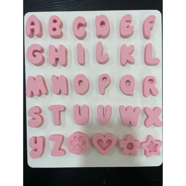 Soft Silicone Escape-Proof Collar, pink letter set - Petlland private label sourcing