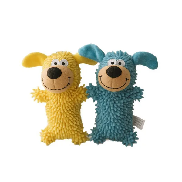 Chenille plush Squeaky Mop-Style Plush Toy - Petlland private label sourcing