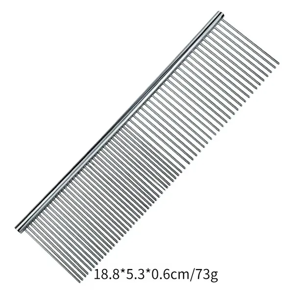 Stainless Steel Detangling Comb, size option - Petlland private label sourcing