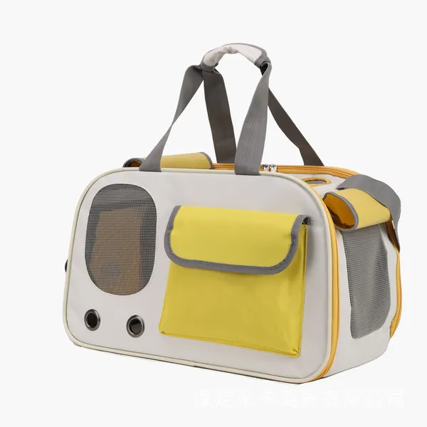 Tote & Shoulder Convertible Carrier, yellow - Petlland private label sourcing