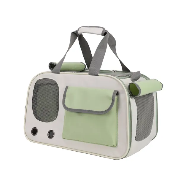 Tote & Shoulder Convertible Carrier, open panel - Petlland private label sourcing