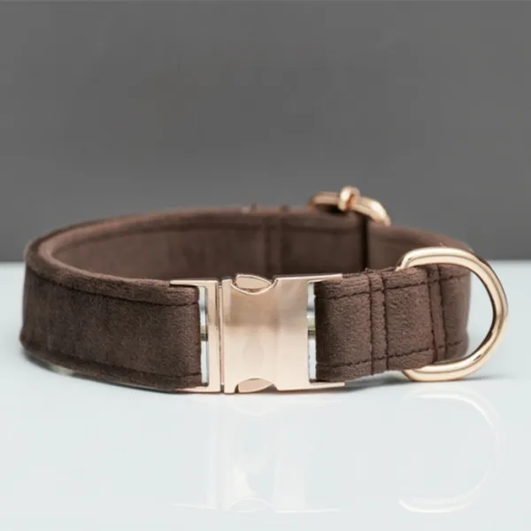 Velvet Laser-Engraved Collar, colourway - Petlland private label sourcing