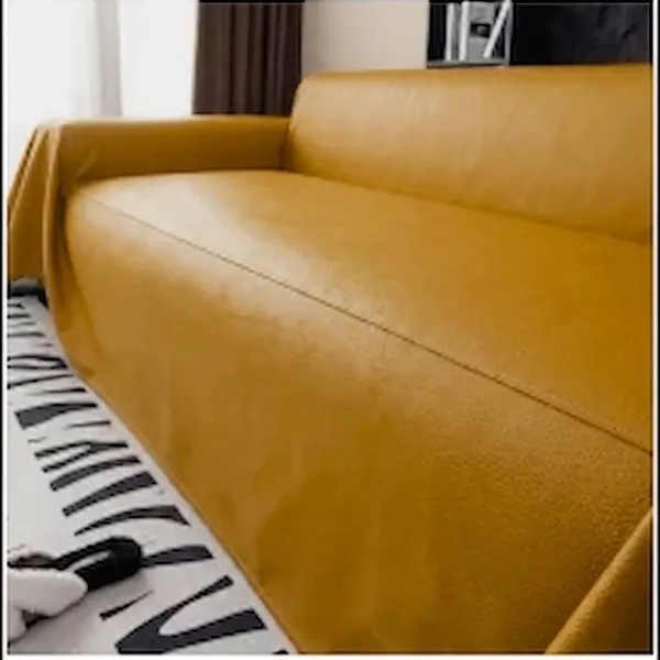 Waterproof Furniture Protector Throw, mustard - Petlland private label sourcing