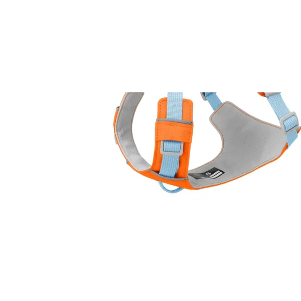 Waterproof Quick-Dry Harness w/ GPS Pocket, orange blue - Petlland private label sourcing