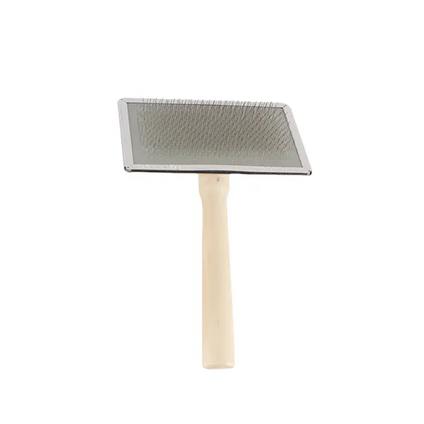 Wooden-Handle Professional Pin Brush, compact - Petlland private label sourcing