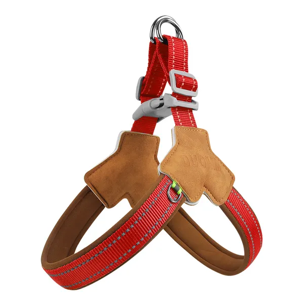 Micro-fibre suede Y-Shape No-Choke Harness - Petlland private label sourcing
