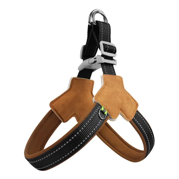 Y-Shape No-Choke Harness, black - Petlland private label sourcing